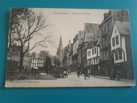 Guingamp Place Du Centre Carte Postale Ancienne Eur Picclick Fr