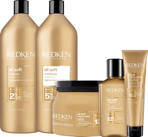 Kit Redken All Soft Moisture Restore Salon Beleza Na Web