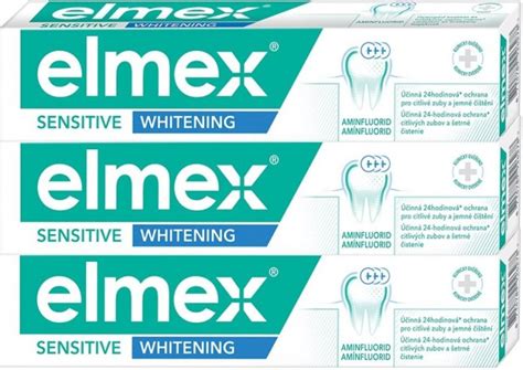 Elmex Sensitive Zubn Pasta Whitening X Ml Zbo Mobilmania