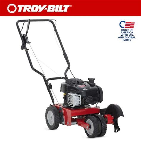 Troy Bilt 9 In Tri Blade 140 Cc Briggs And Stratton 4 Stroke Engine Gas Landscape Edger With