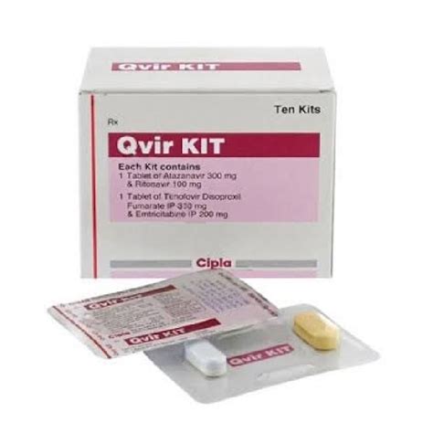 Qvir Kit Tablet Kits Treatment Anti Hiv At Rs Bottle In