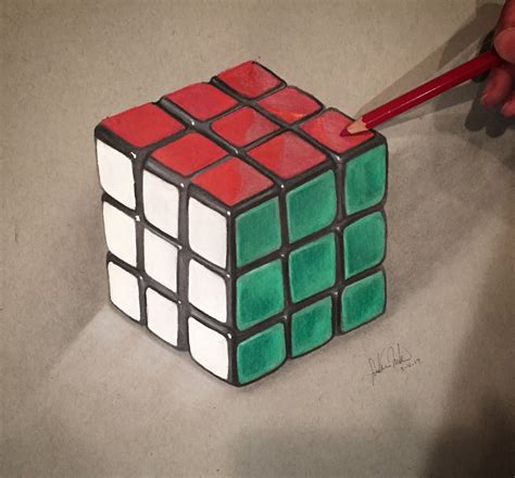 3d рисунки кубы (50 фото)