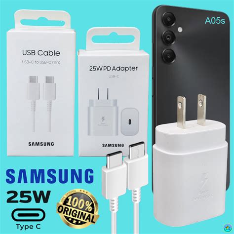 Samsung Charger W Us Head Usb C Type C Cable M For A S