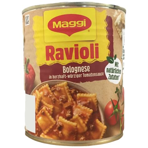 Maggi Ravioli Bolognese in herzhaft würziger Tomatensauce 800g Dose