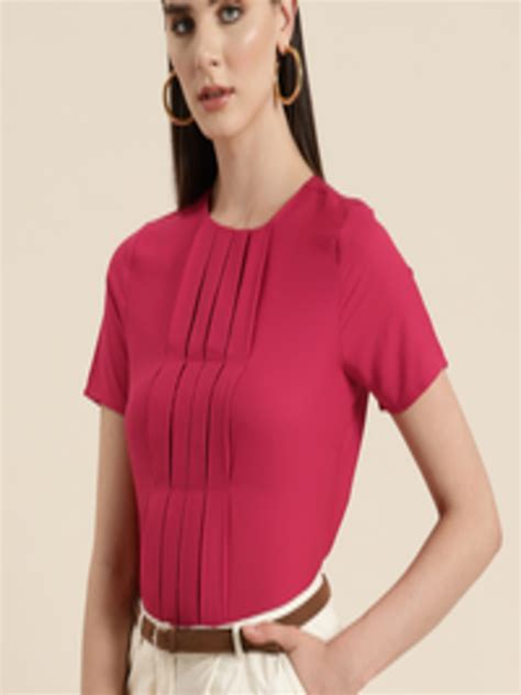 Buy Her By Invictus Pleated Top Tops For Women 23276384 Myntra