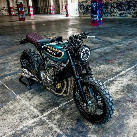 Caferacerpasion Mamma Mia Honda Hornet Scrambler By Andrea