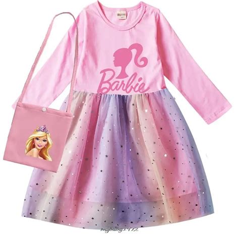 Vestido De Princesa Barbie Para Ni A Traje De Navidad Para Fiesta De