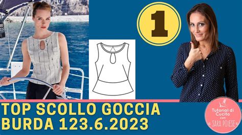 Top Burda Scollo A Goccia Parte Prima In Sartoria Con Sara Poiese