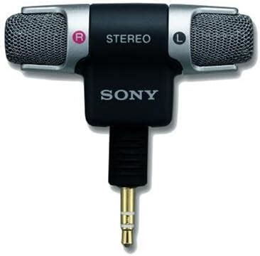 Sony Ecm Ds P Stereo Mikrofon Silber Metallic Amazon De