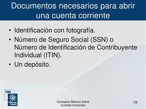 Ppt Conceptos B Sicos Sobre Cuentas Corrientes Powerpoint