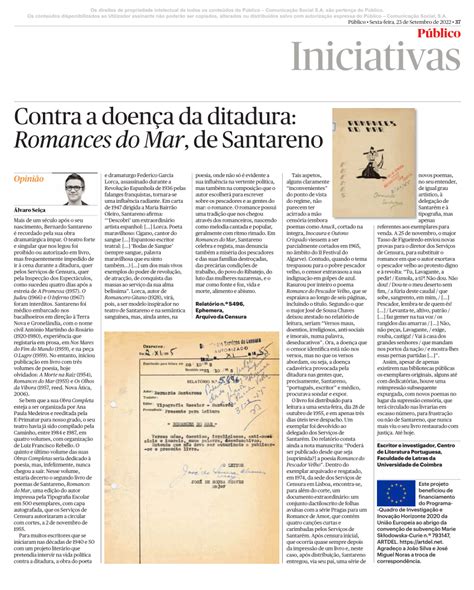 PDF Contra a doença da ditadura Romances do Mar de Santareno