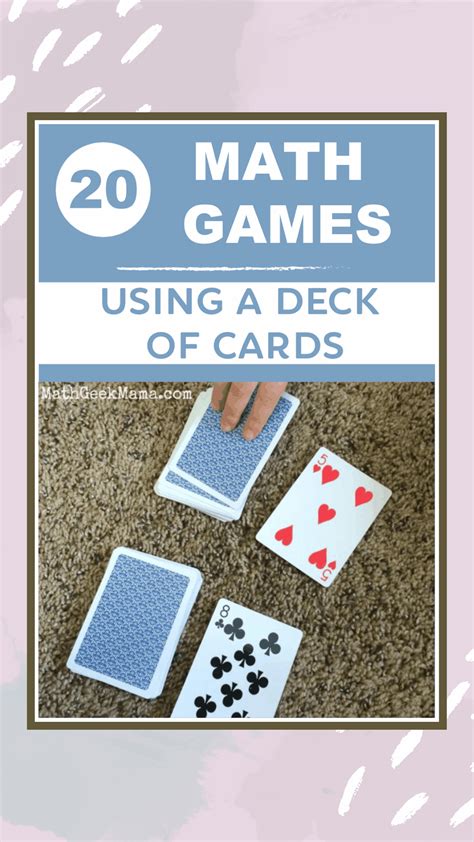 A Collection Of Dozens Of The Best Math Card Games For Kindergarten