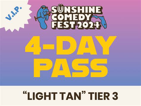 Sunshine Comedy Fest Tickets - Sunshine Comedy Fest