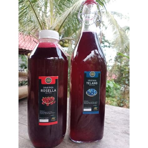 Jual Sirup Bunga Rosella Telang Shopee Indonesia