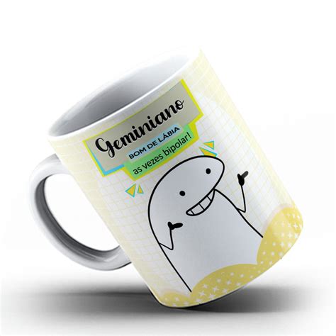 Caneca Xicara Flork Signos Geminiano G Meos Elo