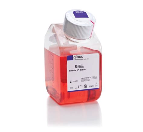 Gibco Essential 6 Medium 500mL Cell Culture Media Supplements And