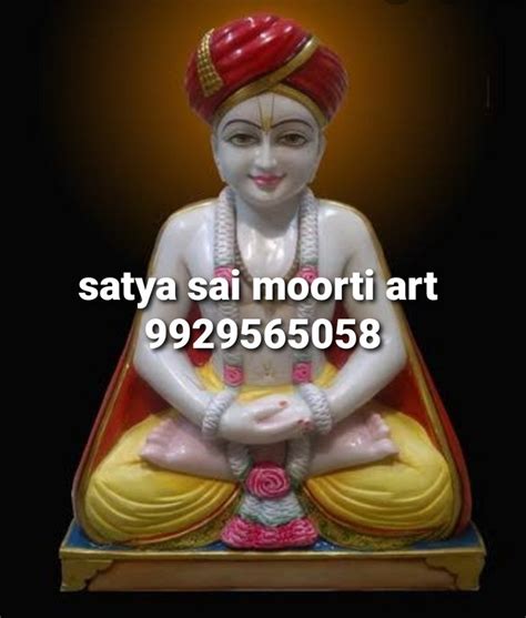 White Marble Gyaneshwar Maharaj Statue For Temple Outdoor At Rs 45000