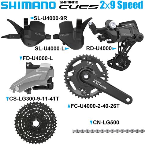 Shimano Cues U X Speed T Groupset Sl U Rd U Fd U