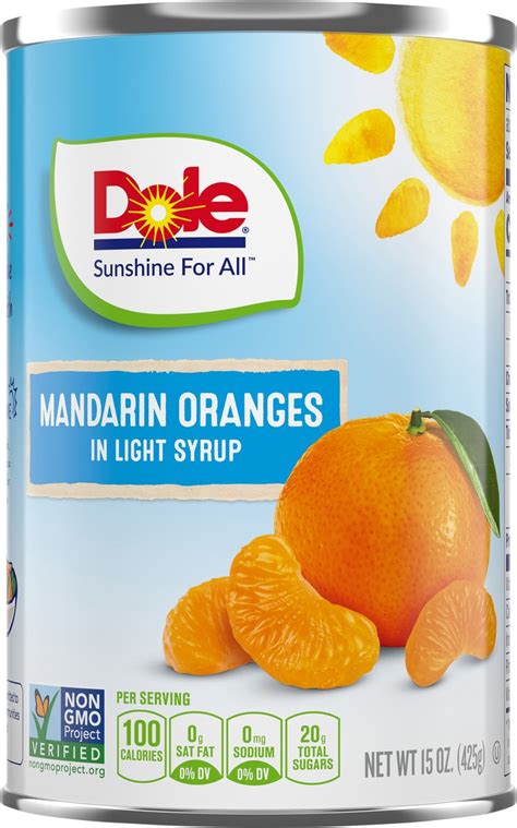 Dole Mandarin Oranges In Light Syrup Oz Shipt