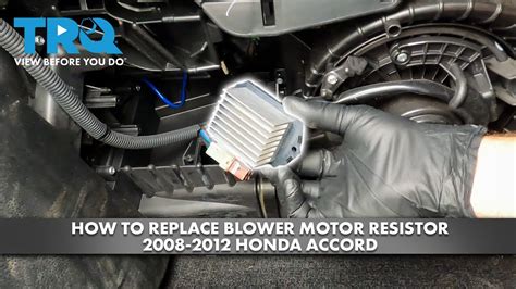 How To Replace Blower Motor Resistor In 1999 Honda Accord 20