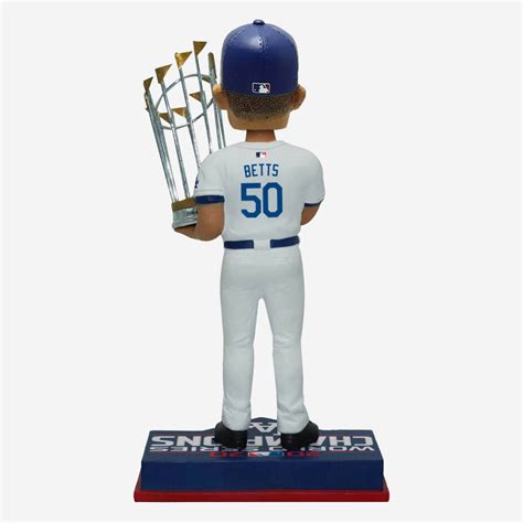 Mookie Betts Los Angeles Dodgers 2020 World Series Champions Bobblehea FOCO