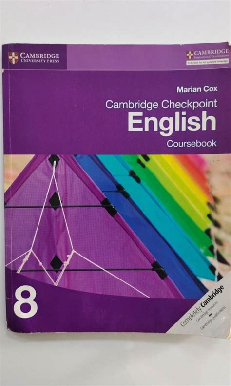 Cambridge Checkpoint English Course Book Hobbies Toys Books