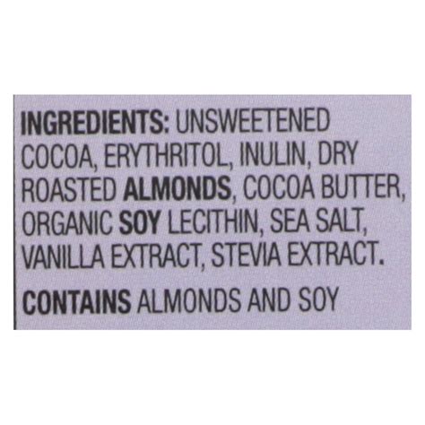 Lily S Sweets Chocolate Bar Salted Almond Case Of 12 2 80 Oz