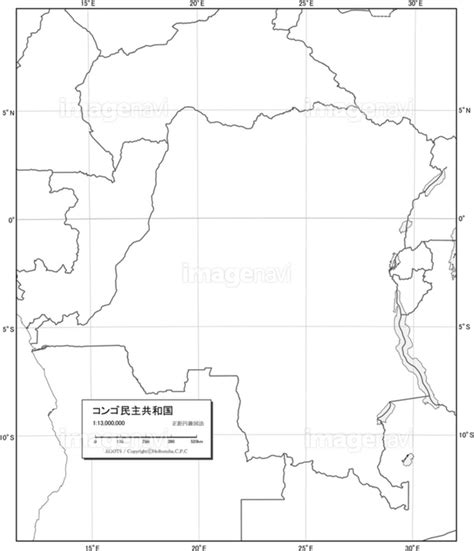 【国別図コンゴ民主共和国白地図】の画像素材19602453 地図素材ならイメージナビ