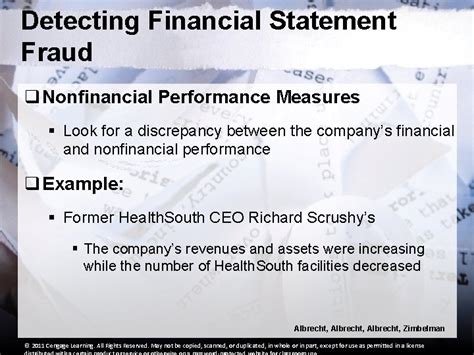 Fraud Examination E Chapter Financial Statement