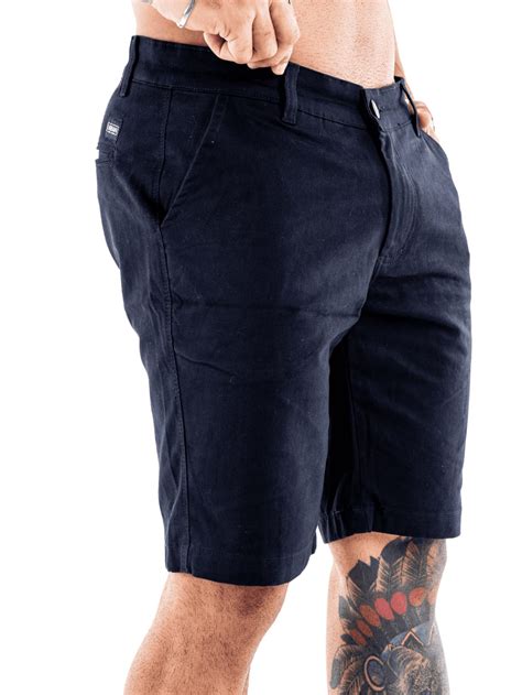 Urban Zone Jeans Bermuda De Sarja Masculina Sport Fino Slim Fit