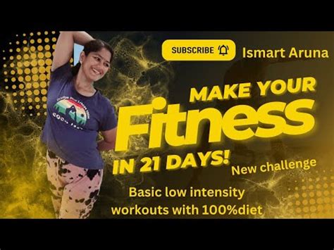 Basic Total Body Workouts For Weightloss By Ismart Aruna Youtube