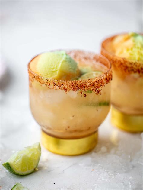 Margarita Floats Margaritas On The Rocks With Sorbet Or Sherbet