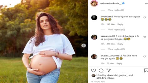 Hardik Pandya Wife Natasa Stankovic Pregnant Pictures Goes Viral Fans Comments ‘फिर पिता बनने