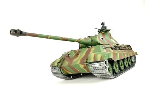 Heng Long 3888 1 German King Tiger Battle Tank SMOKE SOUND BB Shooting