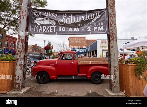 Red River Market in downtown Fargo, North Dakota Stock Photo - Alamy