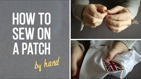 EMBROSOFT How To Sew On A Patch By Hand YouTube