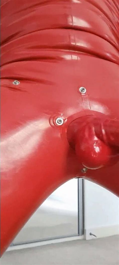 Full Red Rubber Suit Gay Masturbation HD Porn Video XHamster