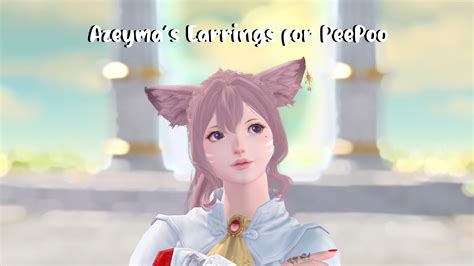 Azeyma S Earrings For Peepoo Xiv Mod Archive