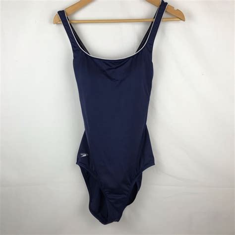 Speedo Swim Speedo Size 2 One Piece Swimsuit Navy Poshmark