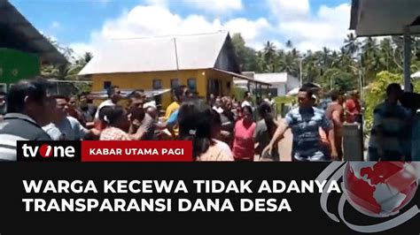 Kepala Desa Di Halmahera Selatan Diamuk Warga Kabar Utama Pagi Tvone