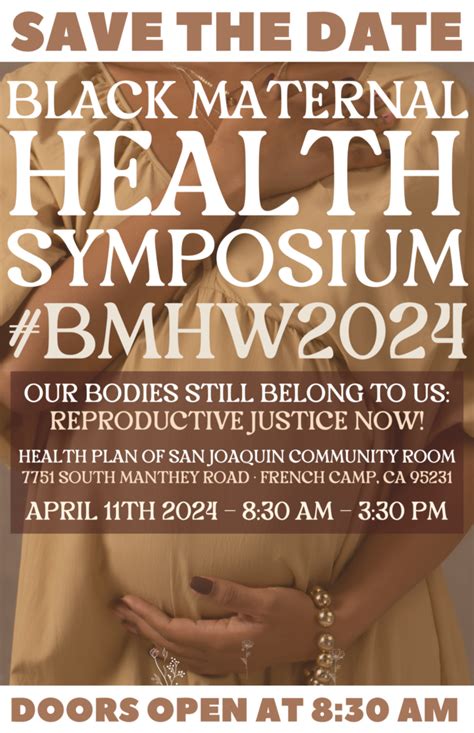 BLACK MATERNAL HEALTH SYMPOSIUM Health Plan Of San Joaquin