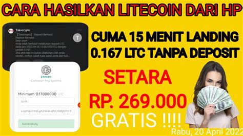 Web Mining Penghasil Litecoin Tercepat Tanpa Deposit 0 167 Landing