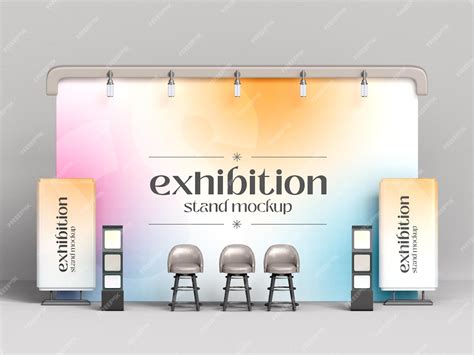 Premium Psd Exhibition Stand Branding Mockup