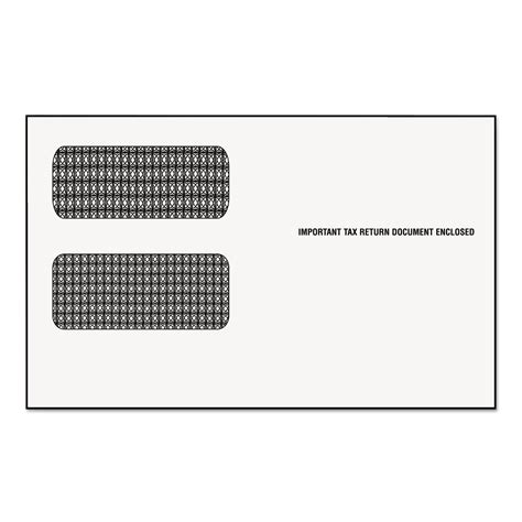 TOPS Double Window Tax Form Envelope/1099R/Misc Forms, Gummed, #24 (9 x ...