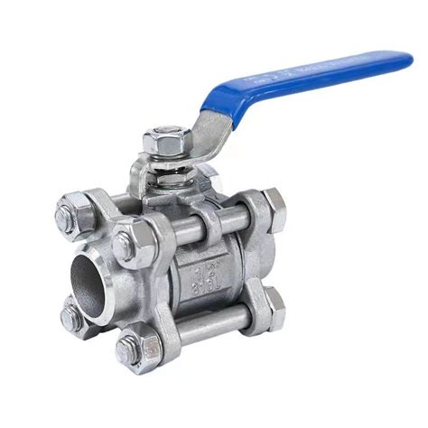 China Factory Piece Stainless Steel Butt Welding Thread Ball Valve