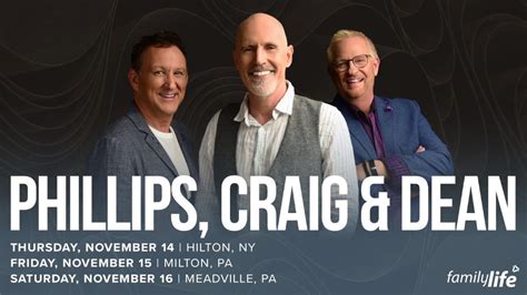 Phillips Craig And Dean November Concerts In New York And Pennsylvania