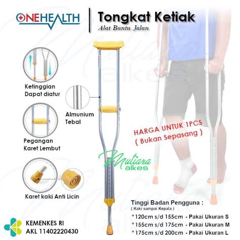 Jual Juara Tongkat Ketiak Kruk Alat Bantu Jalan Shopee Indonesia