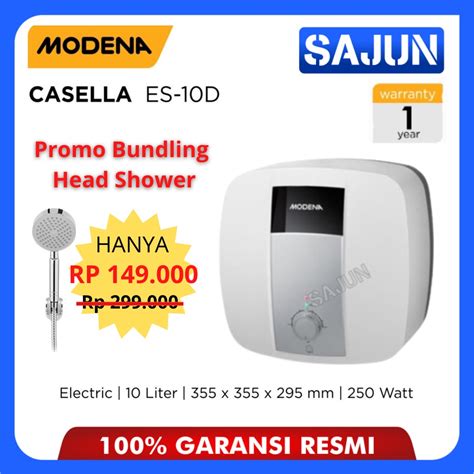 Jual Modena Electric Water Heater 10 Lt CASELLA ES 10D Pemanas AIr