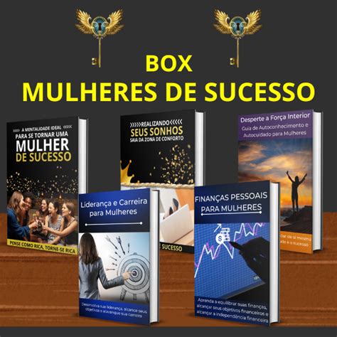 Box Mulheres De Sucesso Mentalidade Certa Seu Sonho Realizado