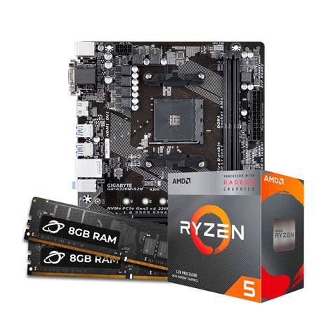 Kit Upgrade Processador Amd Ryzen G Gigabyte Ga A M S H